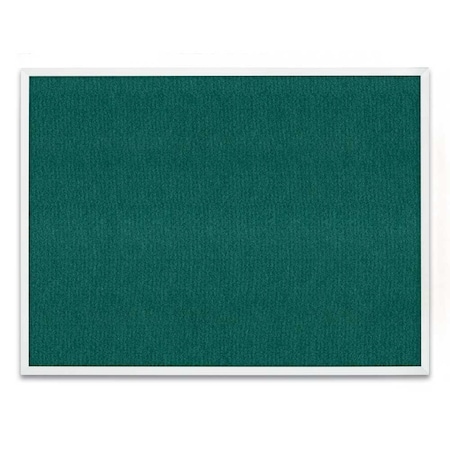 United Visual Products Corkboard, Fabric, Blck, 1 Door, 18" x 24" UV300-BLACK-MEDGRY